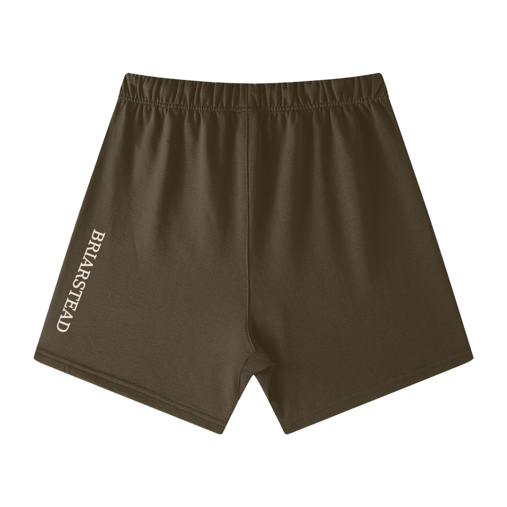 Unisex Earth Tone Loose Fit Cotton Shorts