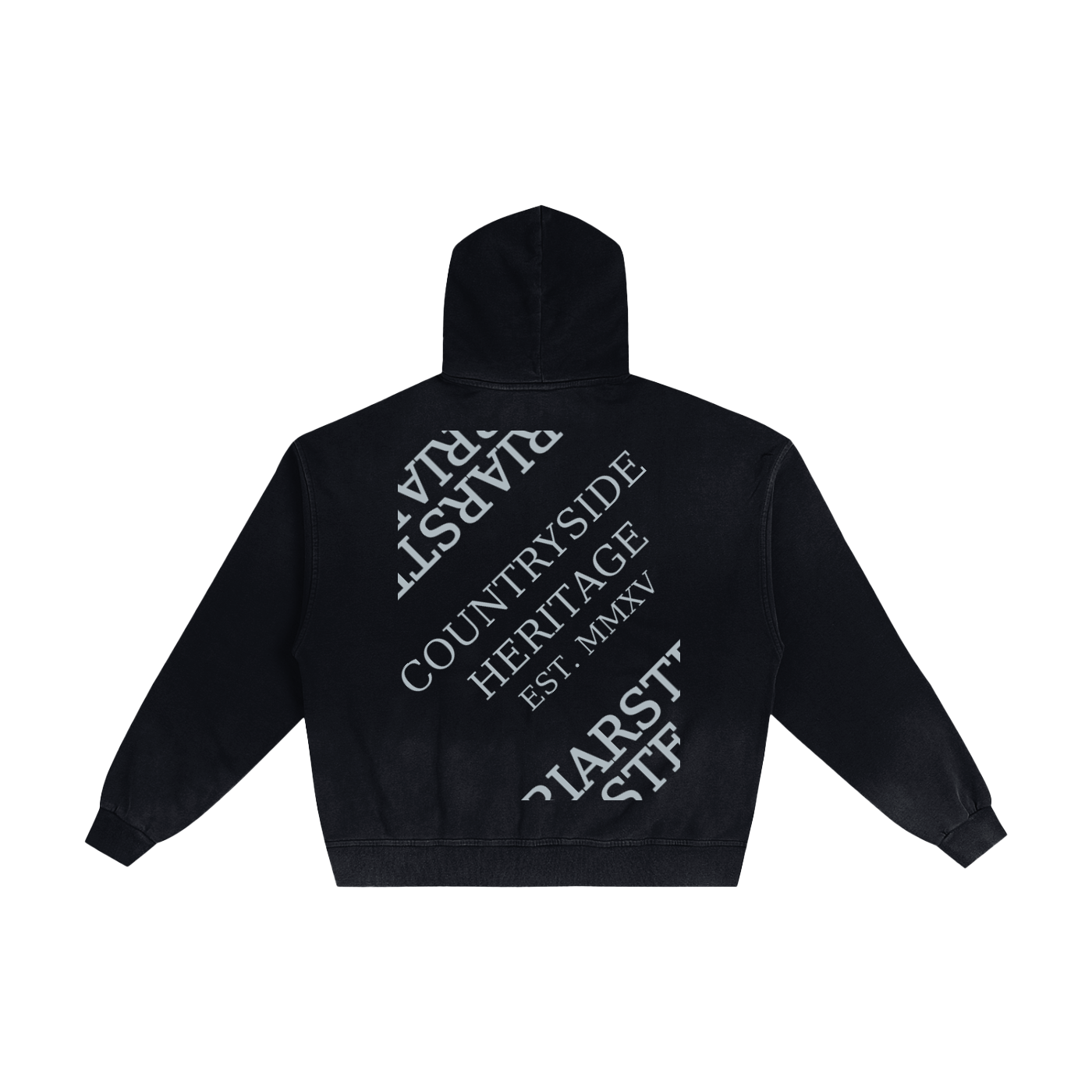 Hand-Frayed Sunfade Zip Hoodie