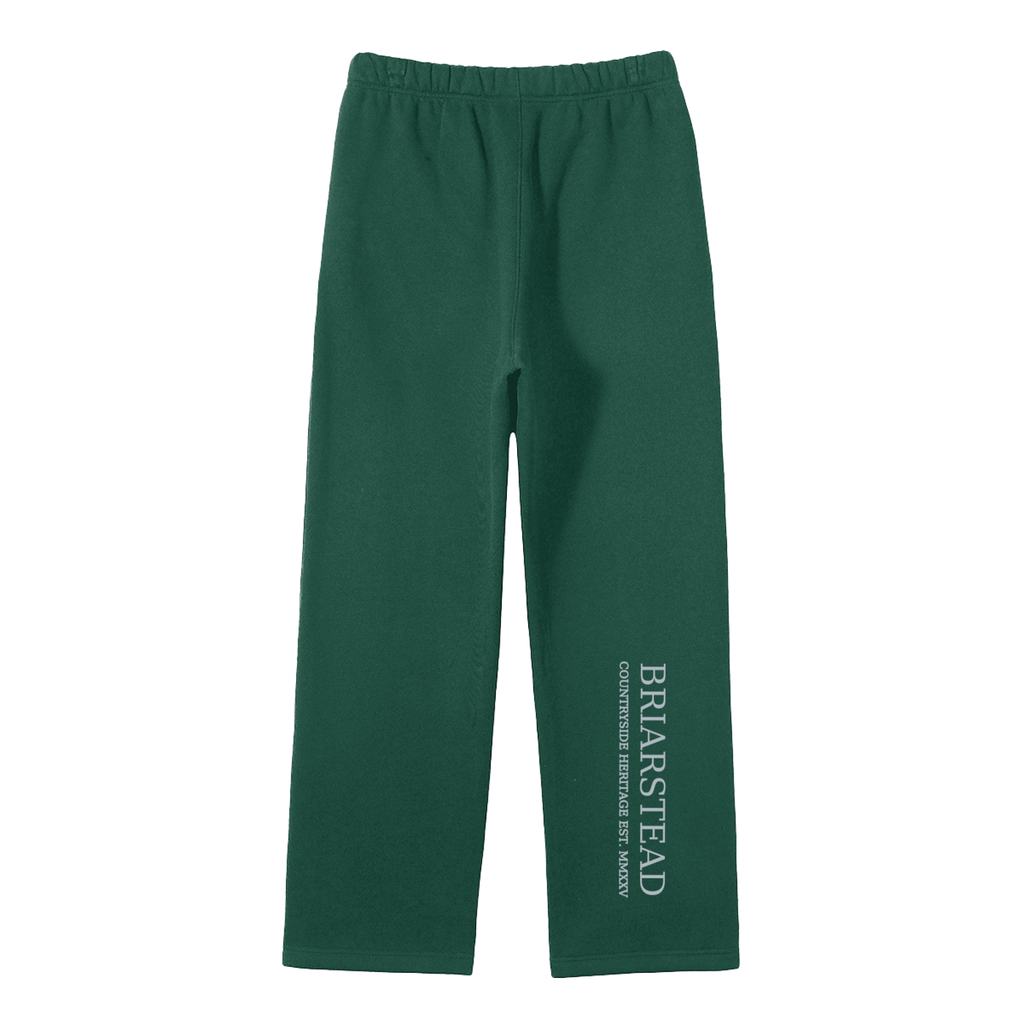 Unisex Solid Color Fleece Straight Leg Tracksuit Bottoms
