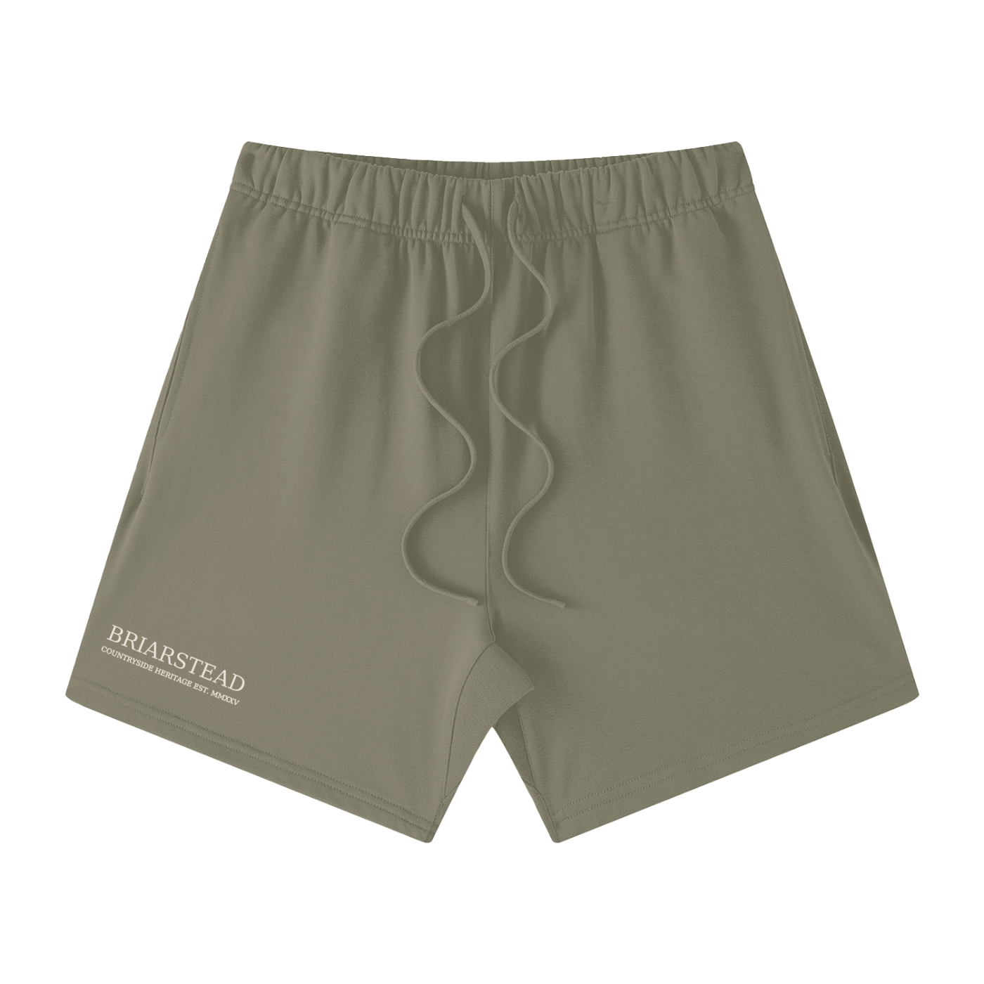 Unisex Earth Tone Loose Fit Cotton Shorts