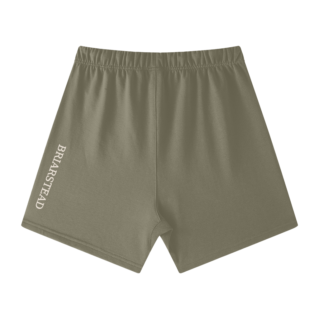 Unisex Earth Tone Loose Fit Cotton Shorts