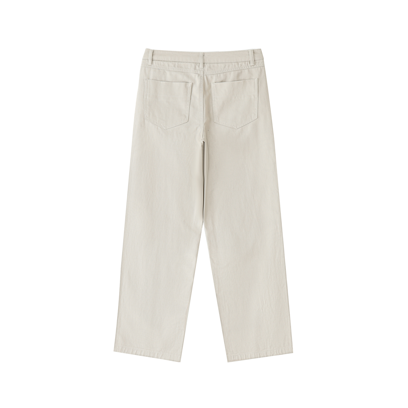 Heavyweight Cotton Straight-Leg Trousers