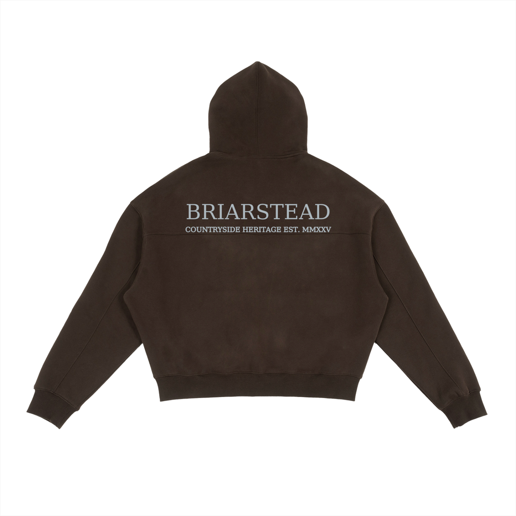 Fleece Zip-Up Boxy Hoodie