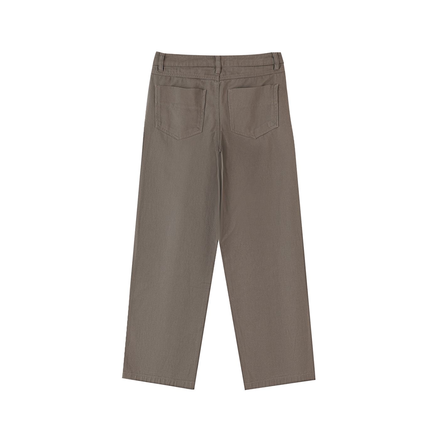 Heavyweight Cotton Straight-Leg Trousers
