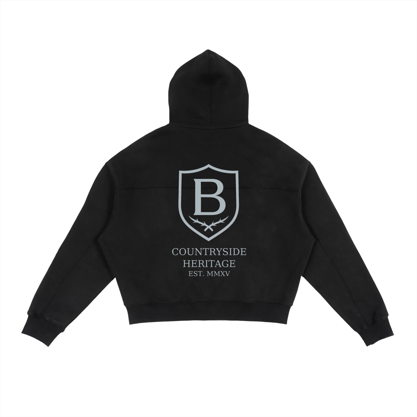 Fleece Zip-Up Boxy Hoodie