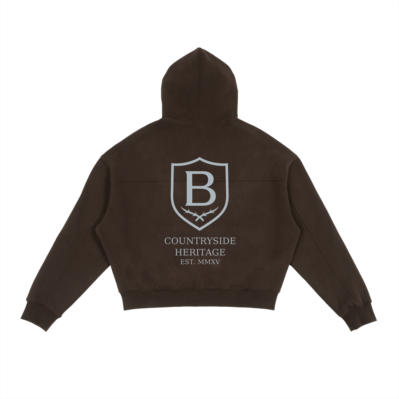 Fleece Zip-Up Boxy Hoodie