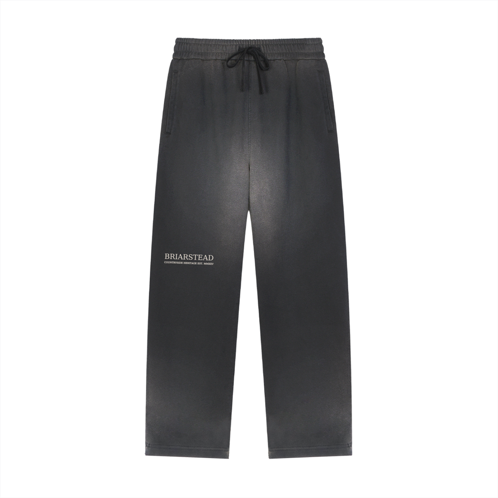 faded straight leg tracksuit bottoms