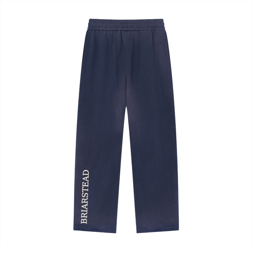 faded straight leg tracksuit bottoms