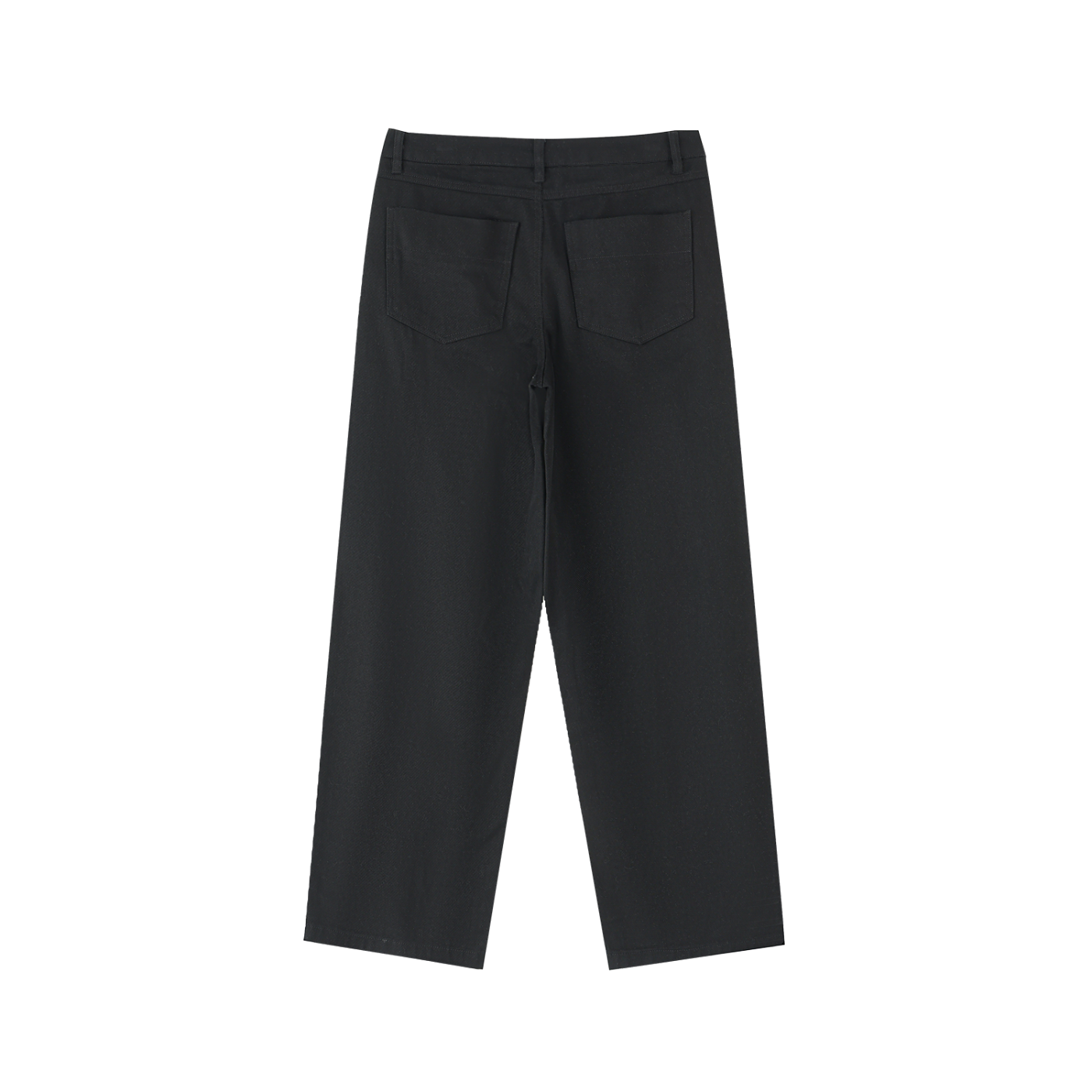 Heavyweight Cotton Straight-Leg Trousers