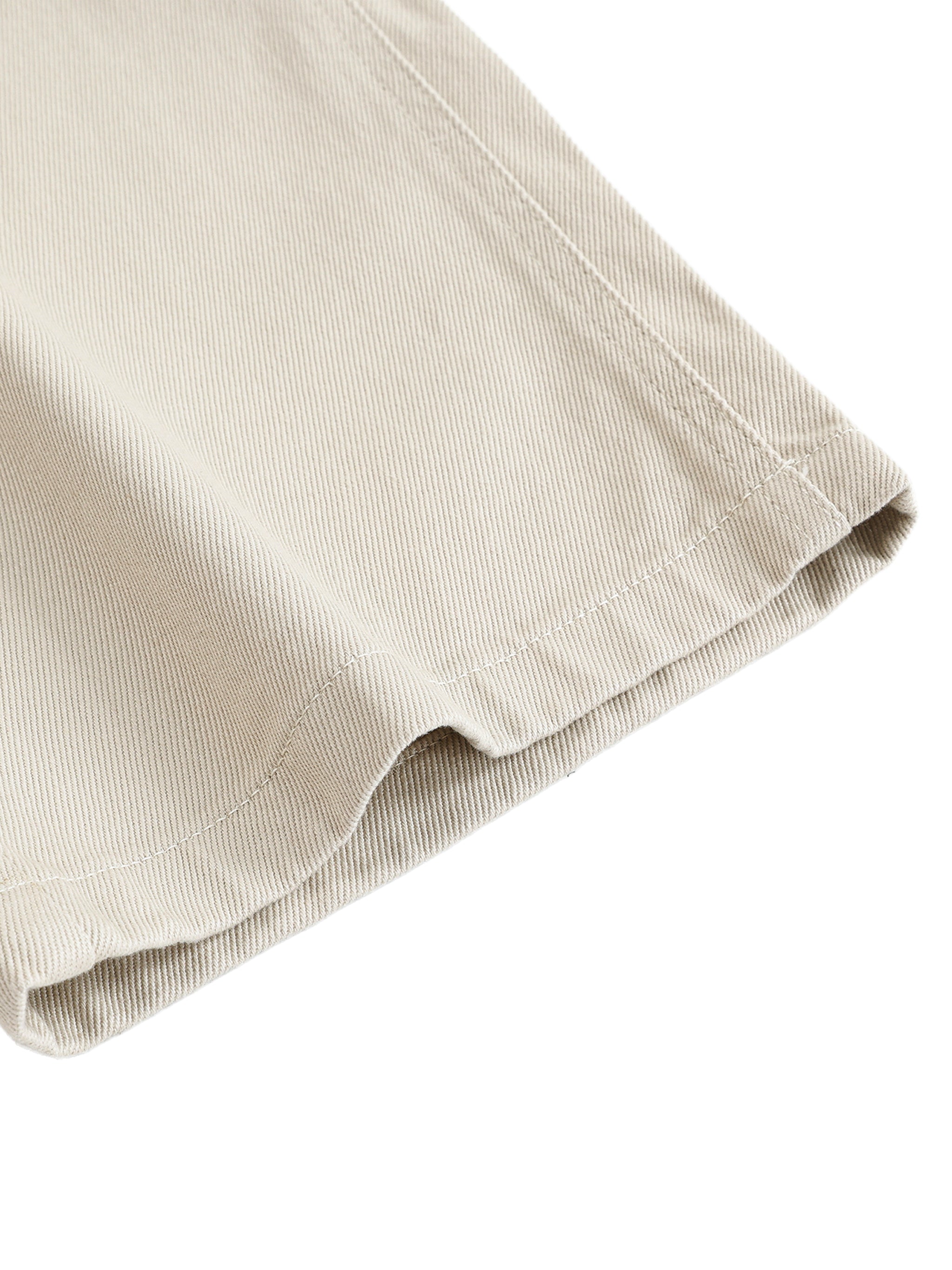 Heavyweight Cotton Straight-Leg Trousers